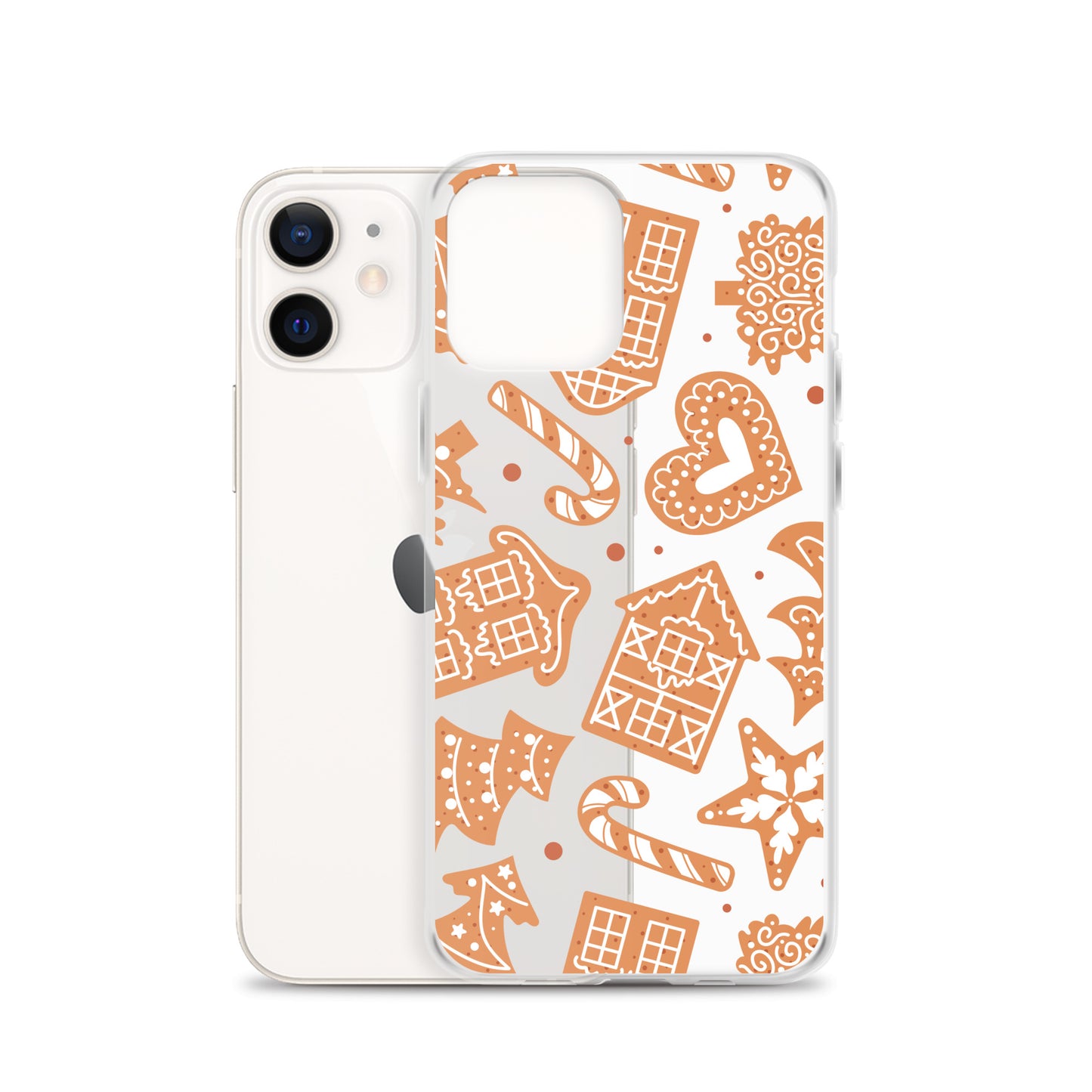 Gingerbread Clear iPhone Case