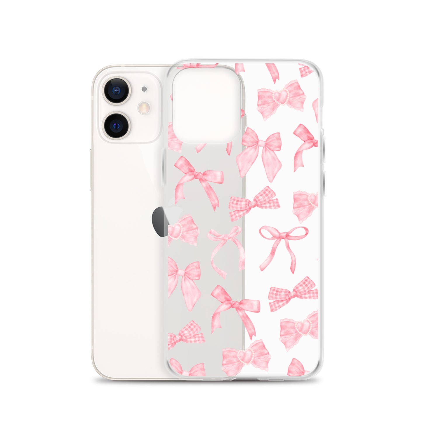 Bow Delight Clear iPhone Case