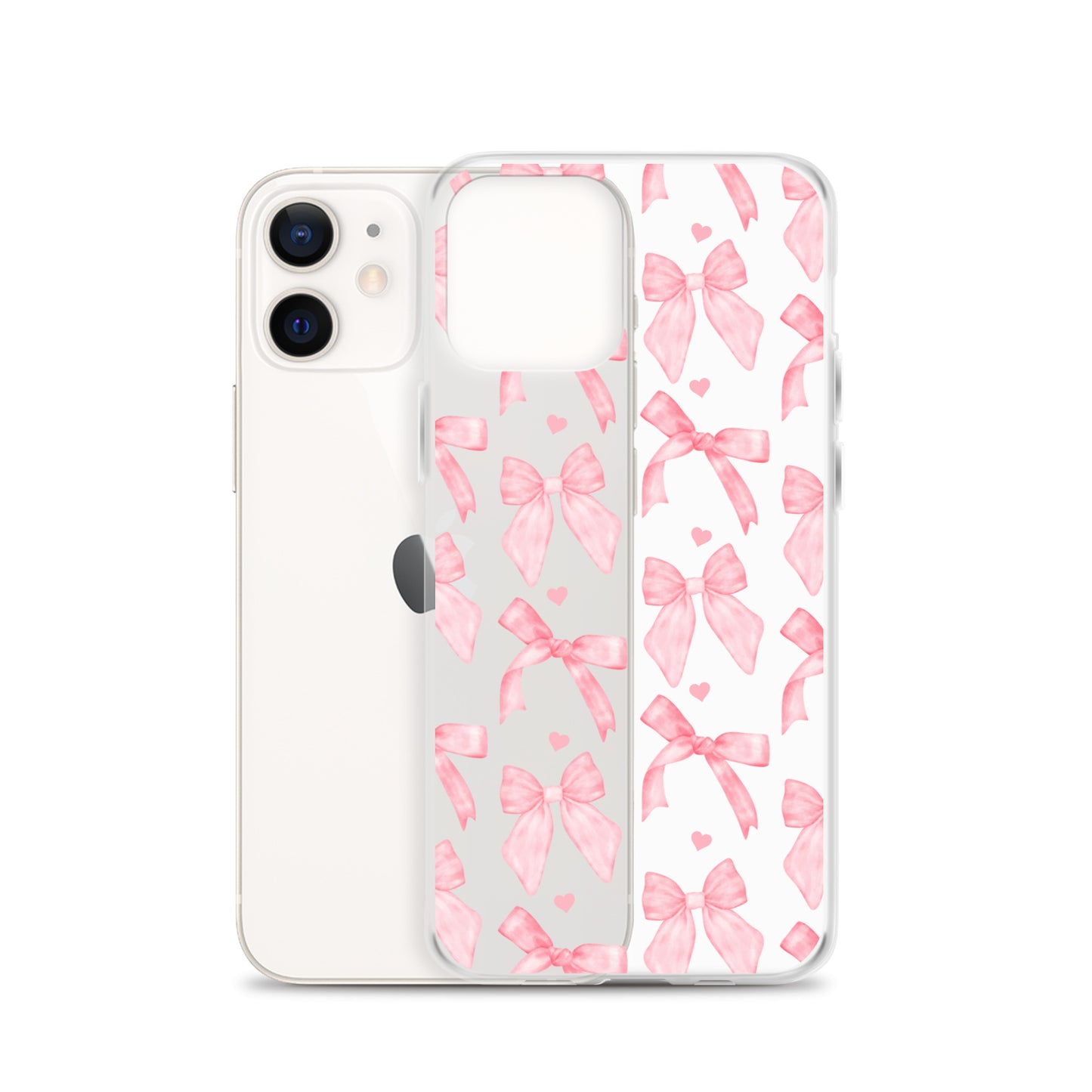 Flirty Bows Clear iPhone Case