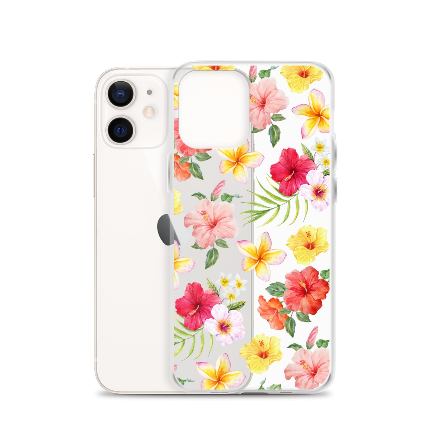 Hibiscus Clear iPhone Case