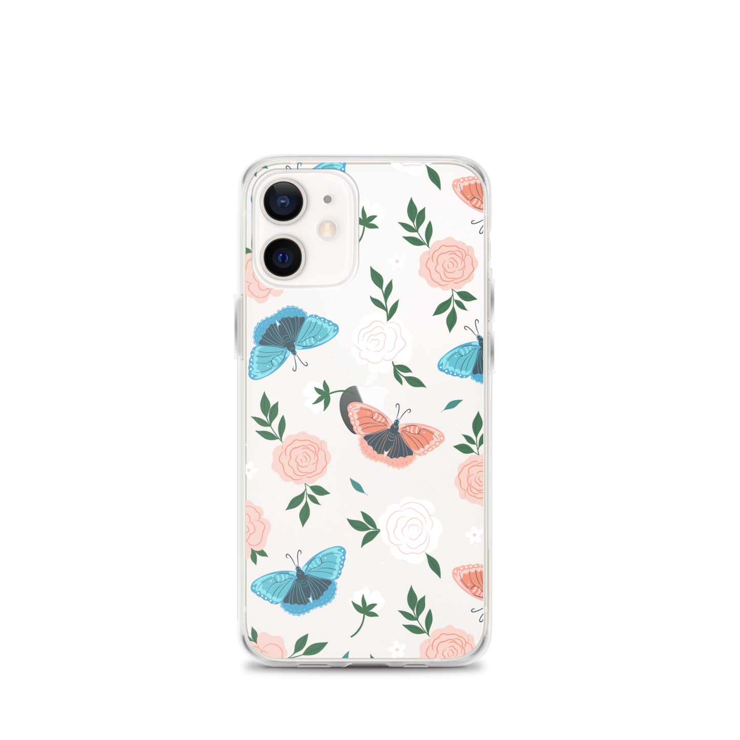 White Blossom Clear iPhone Case iPhone 12 mini