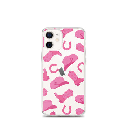 Pink Rodeo Clear iPhone Case iPhone 12 mini