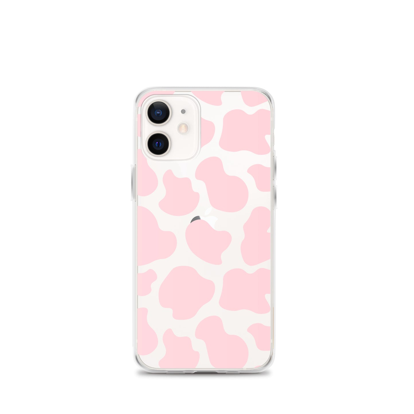 Pink Cow Clear iPhone Case iPhone 12 mini