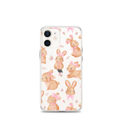 Coquette Bunny Clear iPhone Case