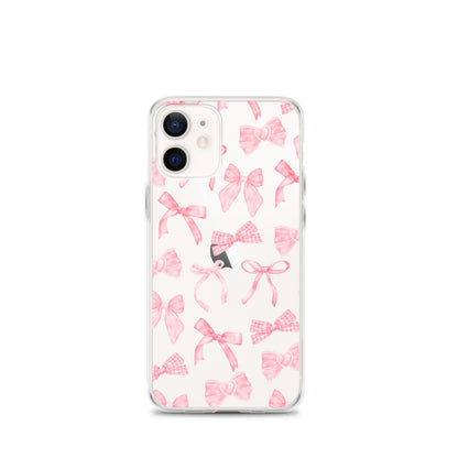 Bow Delight Clear iPhone Case