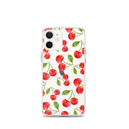 Cherry Clear iPhone Case