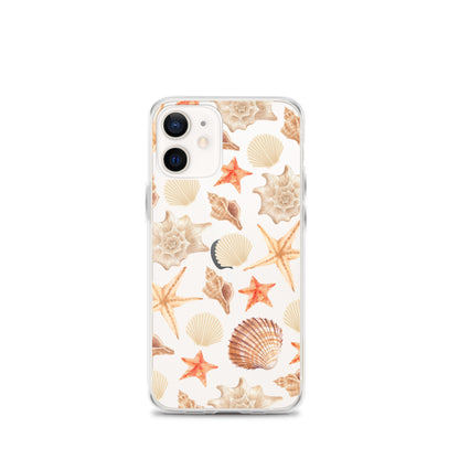 Sunset Shells Clear iPhone Case