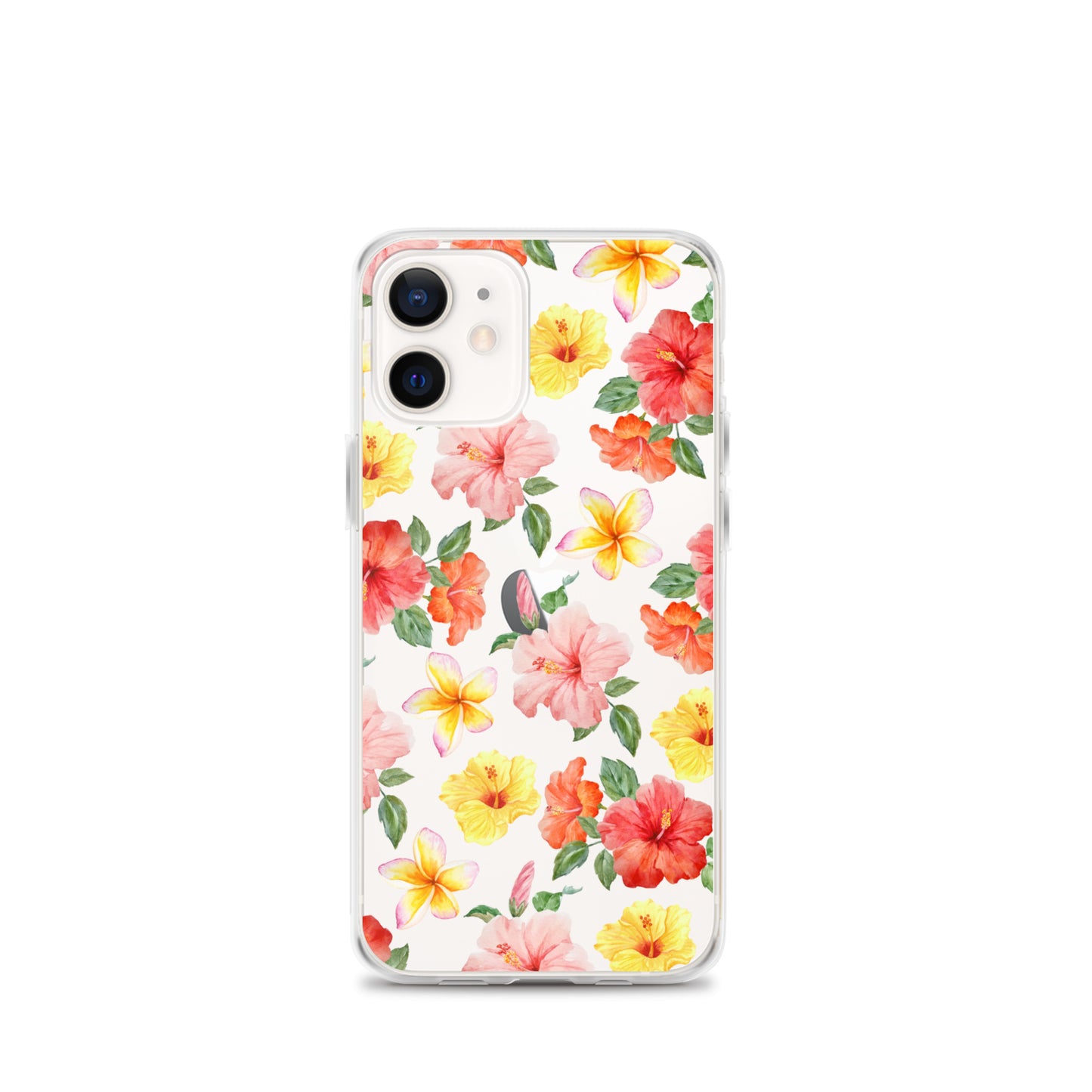 Hibiscus Bloom Clear iPhone Case