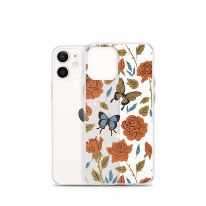 Butterfly Spices Clear iPhone Case