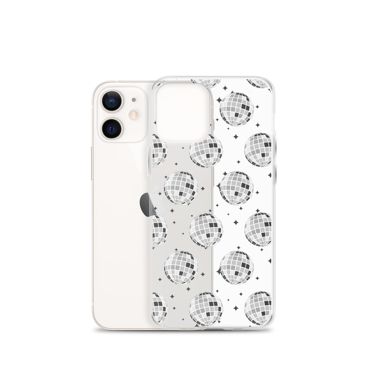 Disco Balls Clear iPhone Case