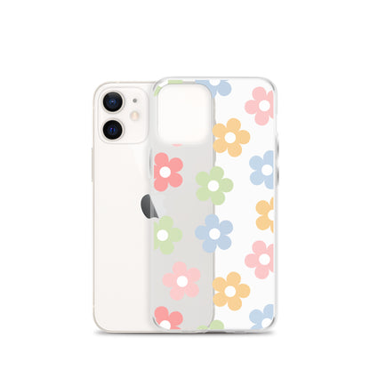 Pastel Garden Clear iPhone Case