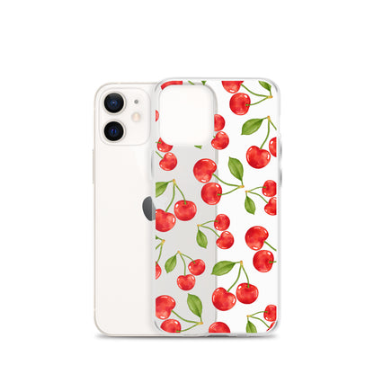 Cherry Clear iPhone Case