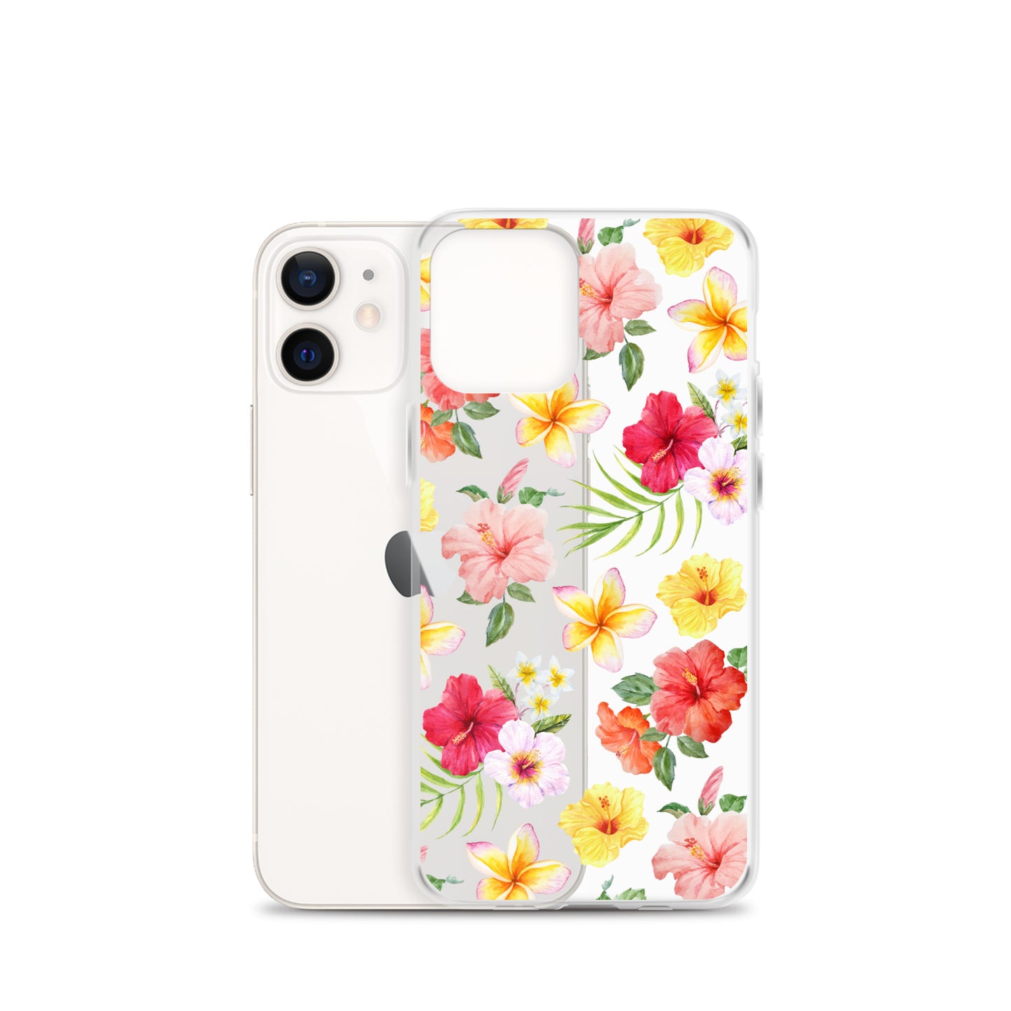 Hibiscus Clear iPhone Case