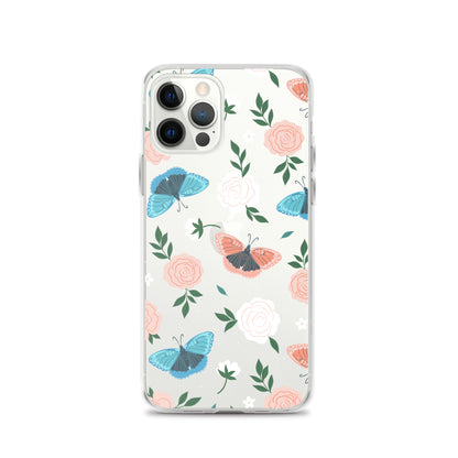White Blossom Clear iPhone Case iPhone 12 Pro
