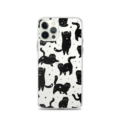 Star Cats Clear iPhone Case iPhone 12 Pro