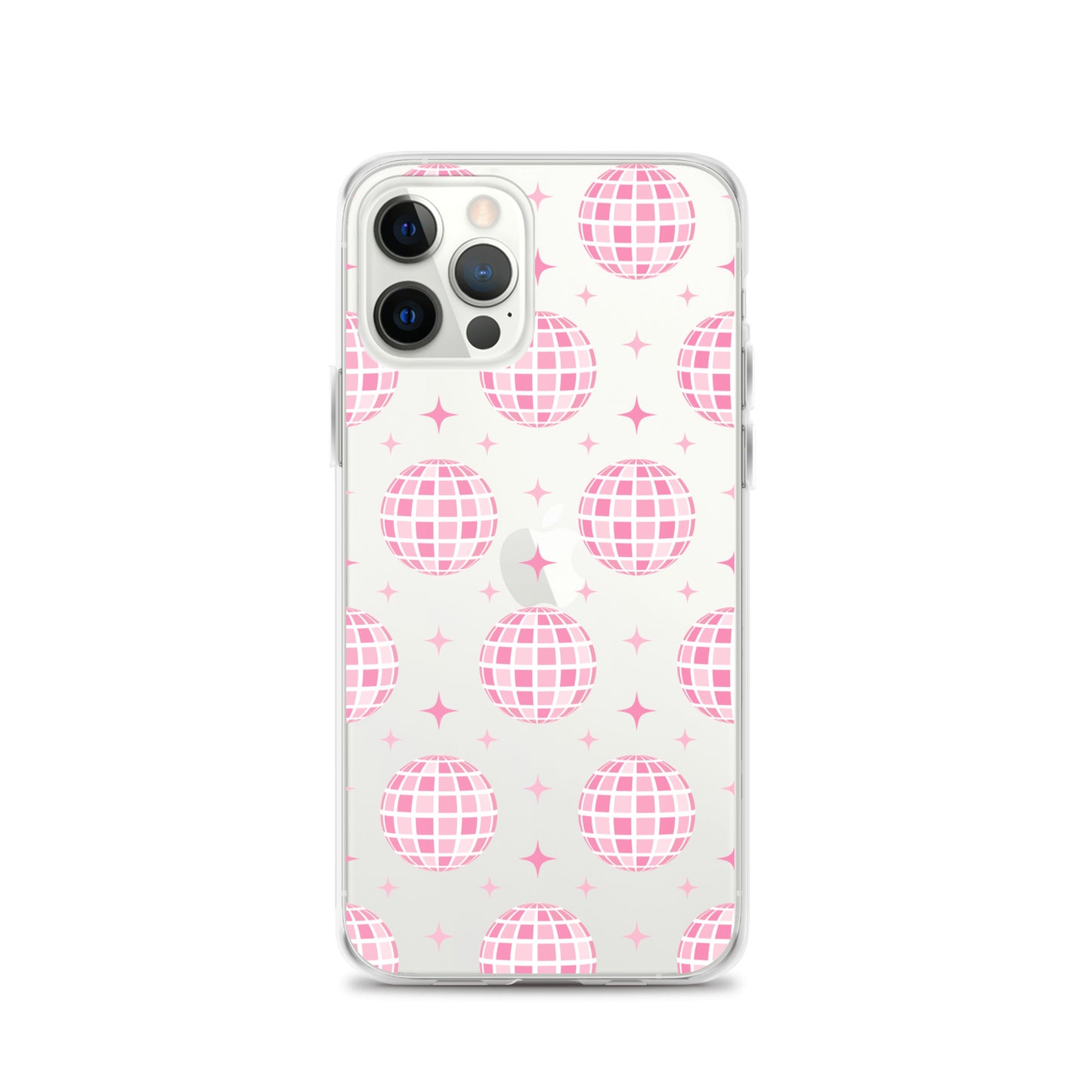 Pink Disco Clear iPhone Case iPhone 12 Pro