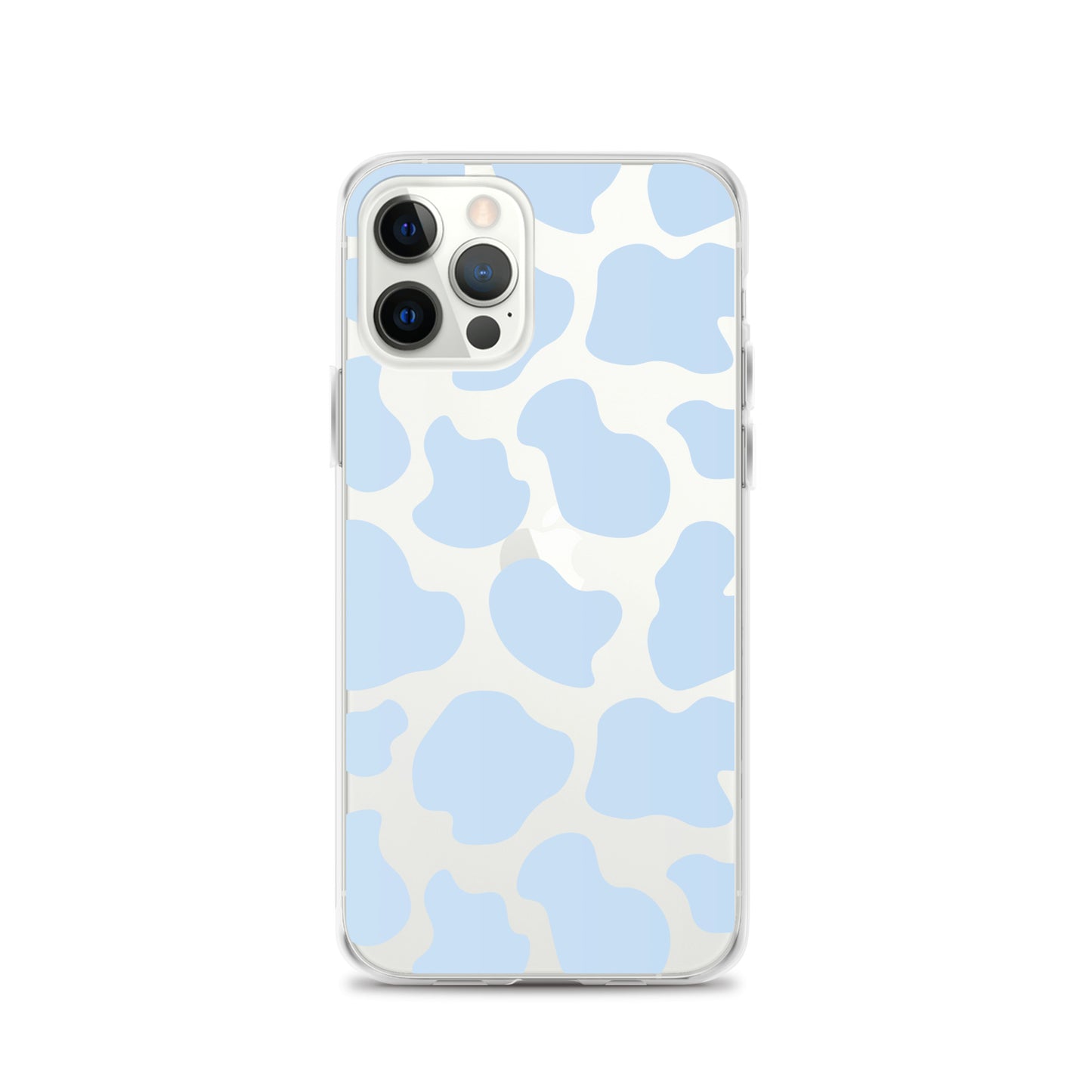 Blue Cow Clear iPhone Case iPhone 12 Pro