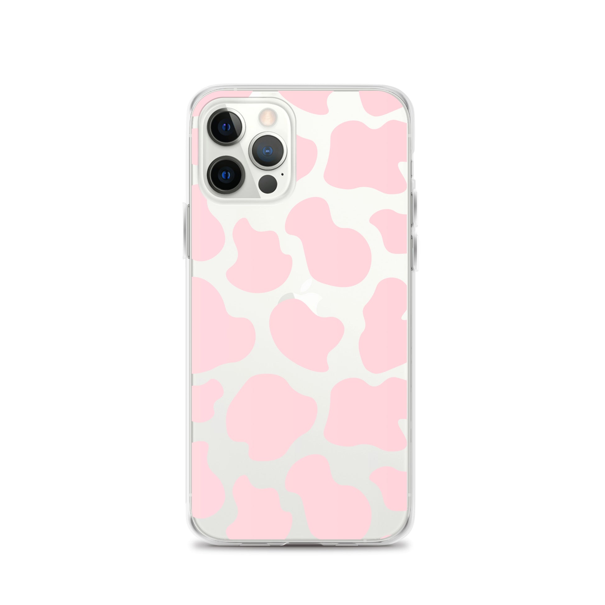 Pink Cow Clear iPhone Case iPhone 12 Pro