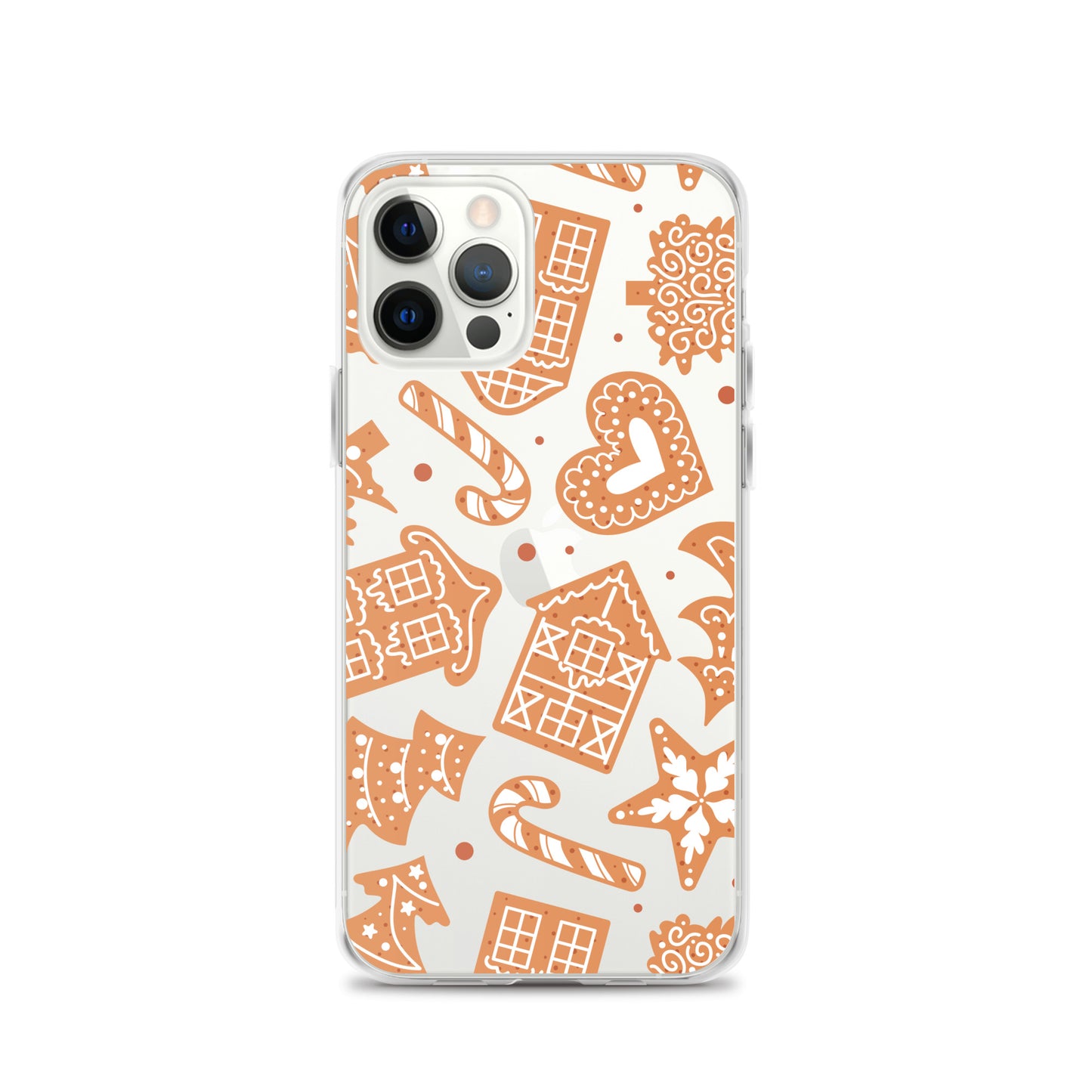 Gingerbread Clear iPhone Case iPhone 12 Pro