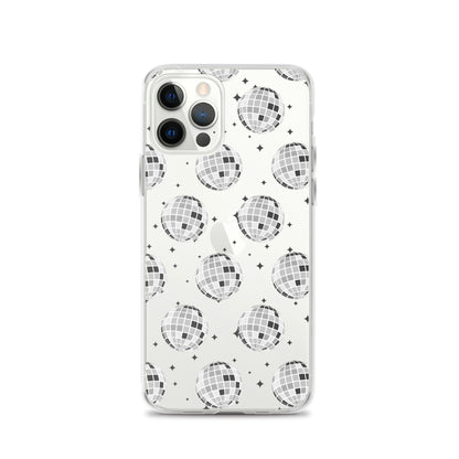 Disco Balls Clear iPhone Case