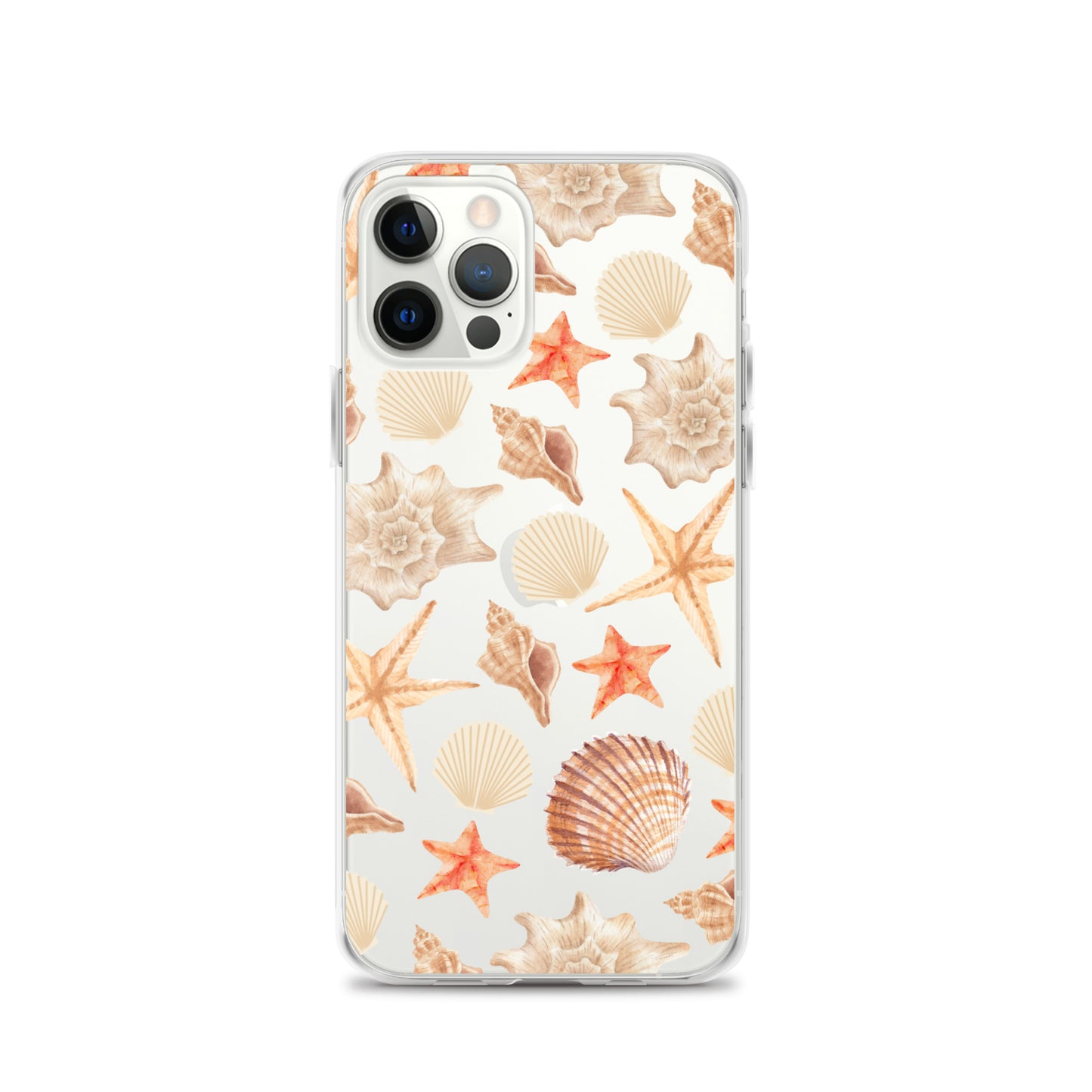 Sunset Shells Clear iPhone Case