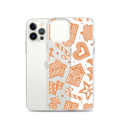 Gingerbread Clear iPhone Case