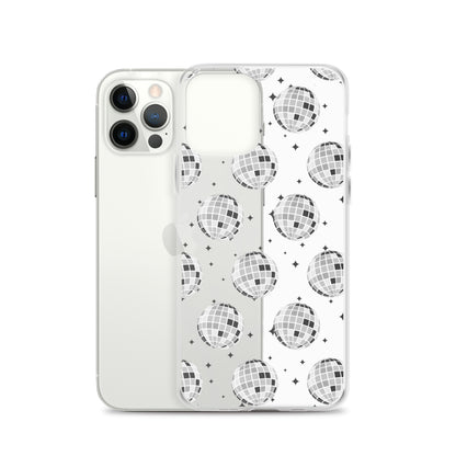 Disco Balls Clear iPhone Case