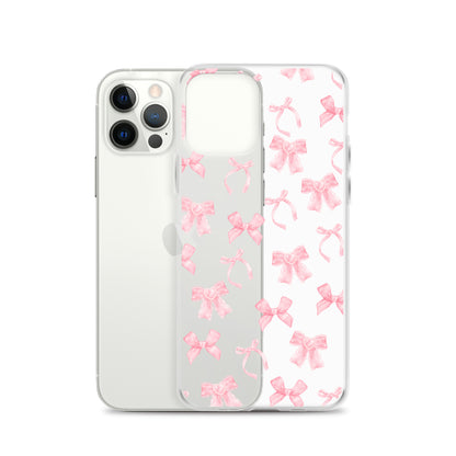 Coquette Bows Clear iPhone Case