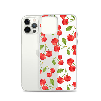 Cherry Clear iPhone Case