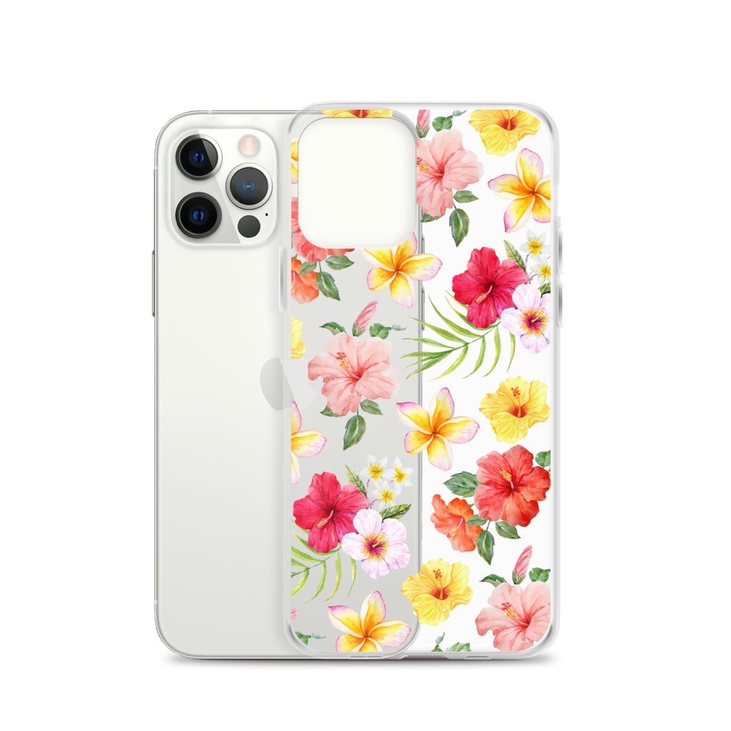 Hibiscus Clear iPhone Case