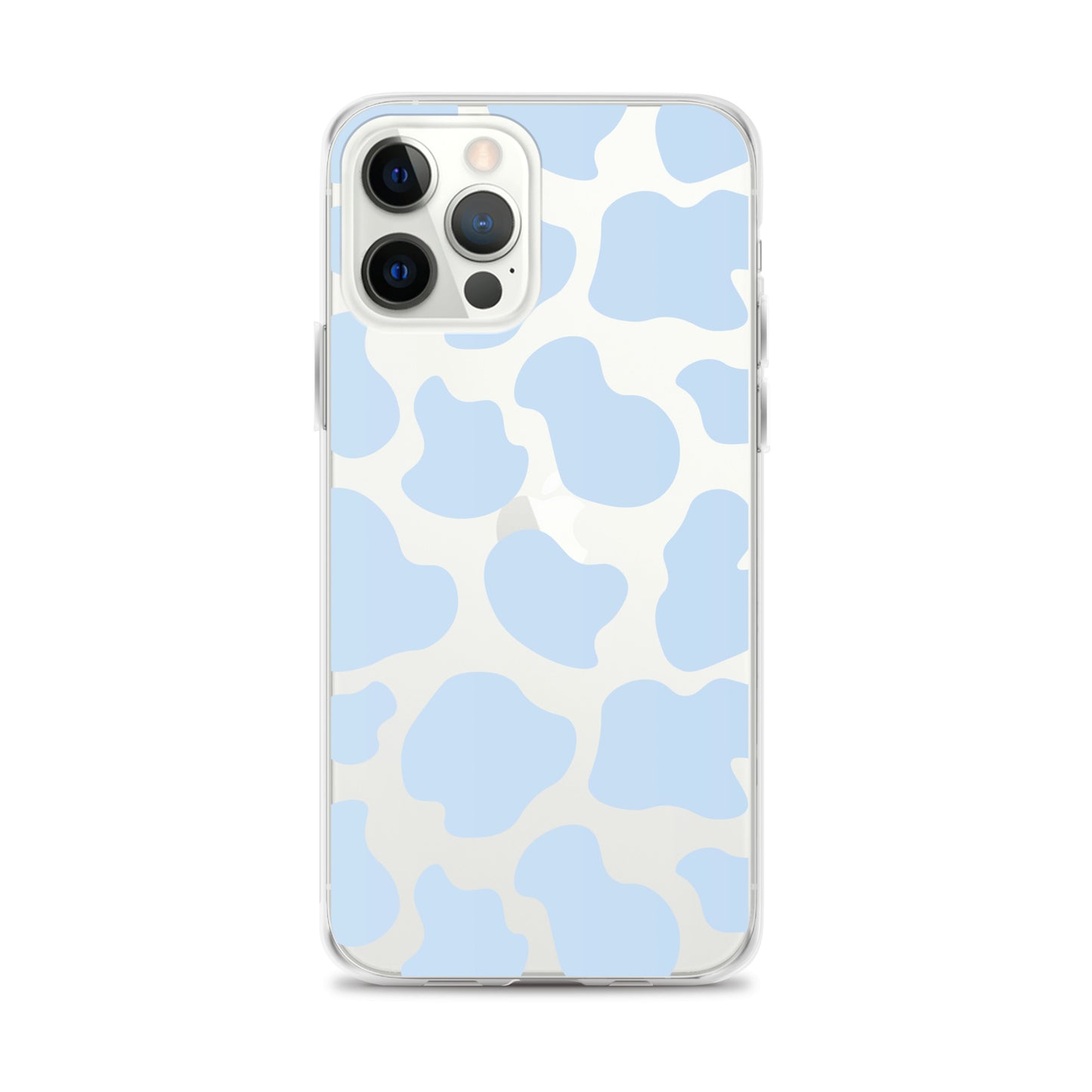 Blue Cow Clear iPhone Case iPhone 12 Pro Max