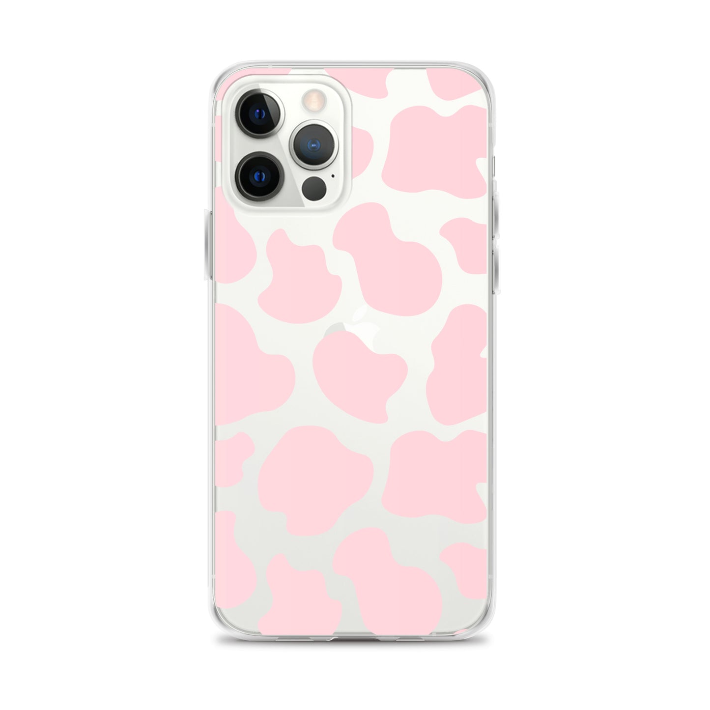 Pink Cow Clear iPhone Case iPhone 12 Pro Max