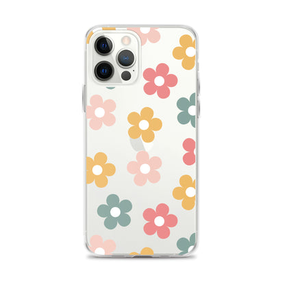 Boho Garden Clear iPhone Case