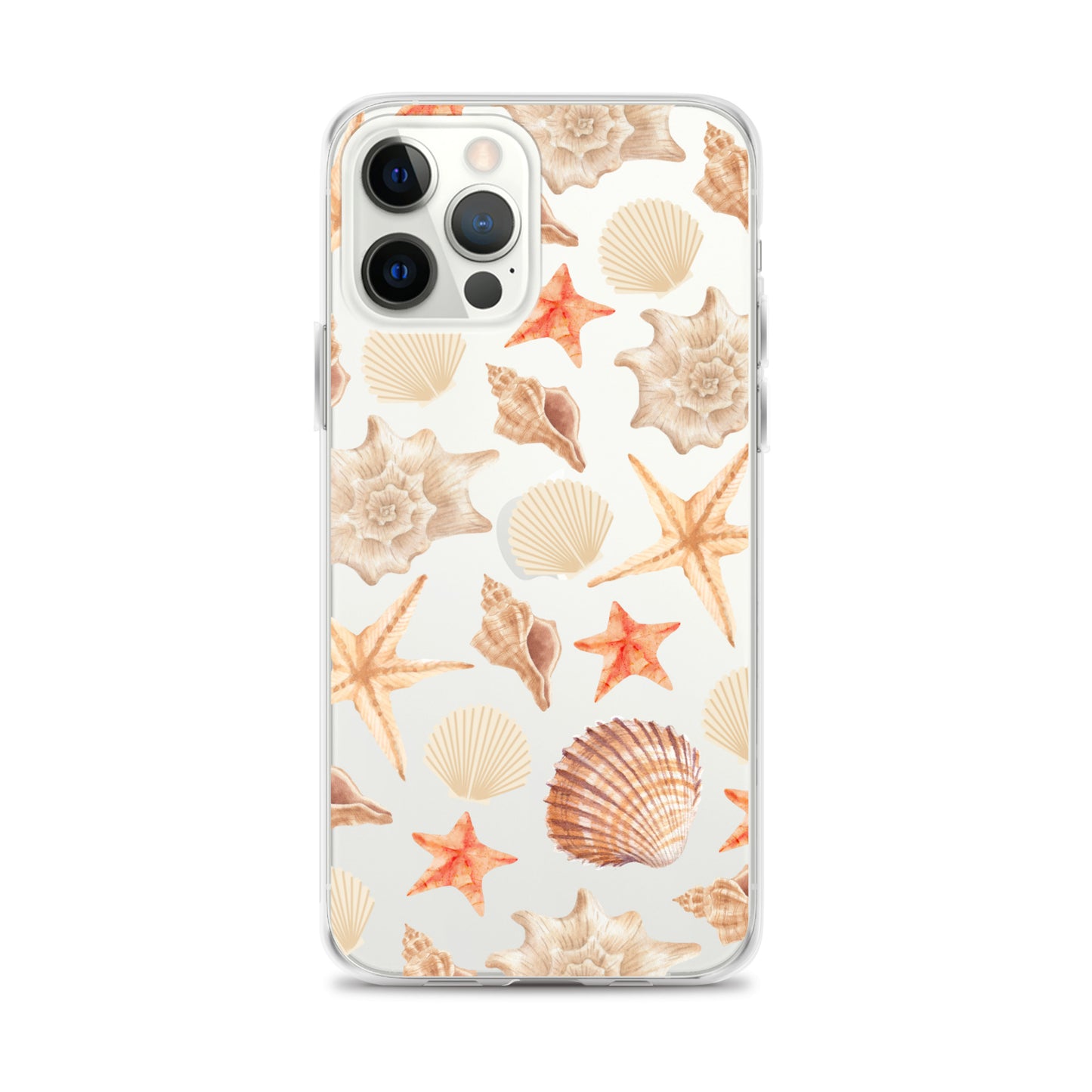 Sunset Shells Clear iPhone Case