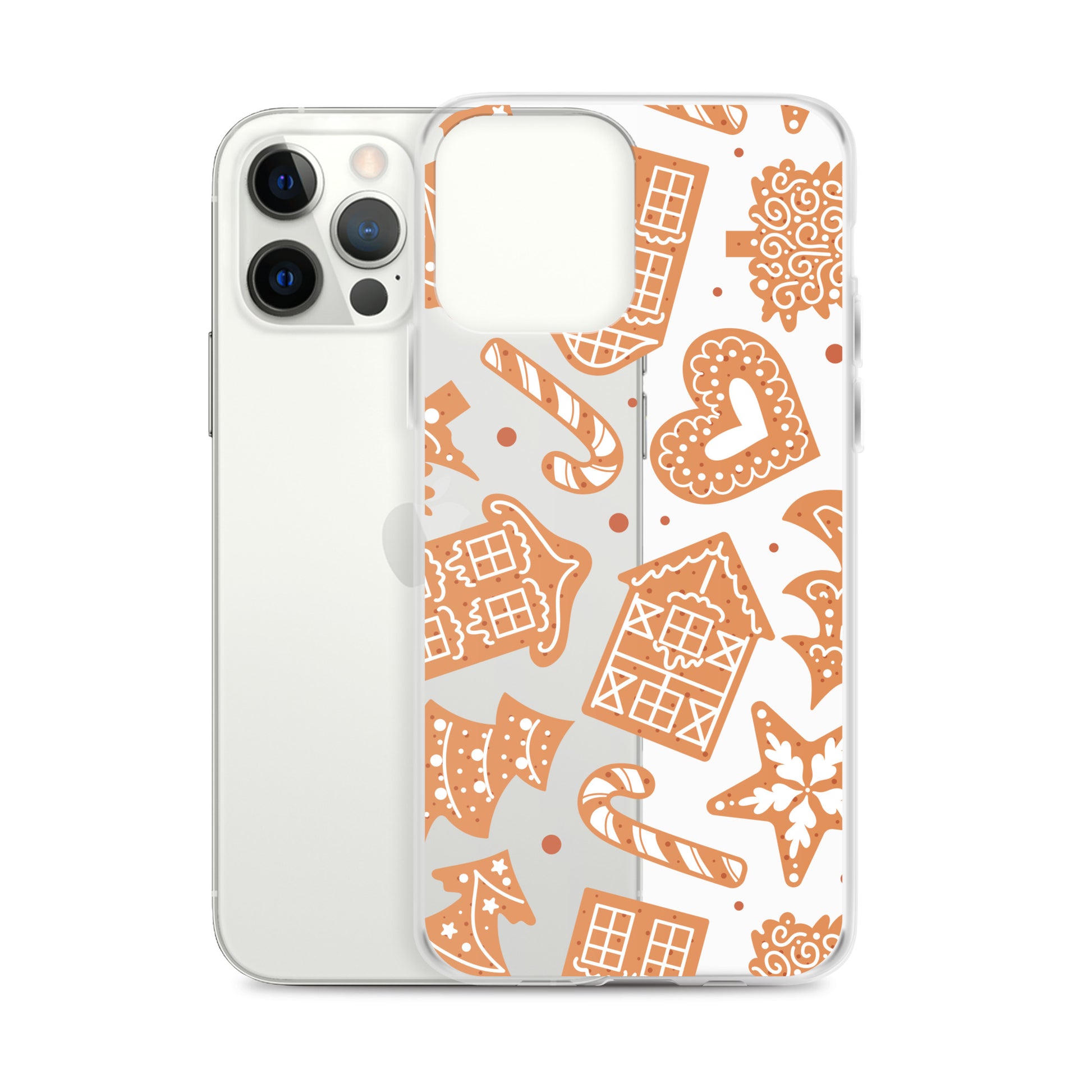 Gingerbread Clear iPhone Case