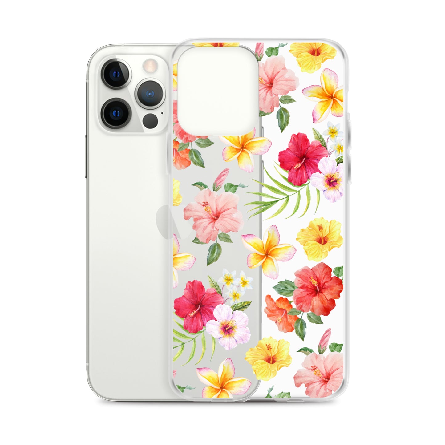 Hibiscus Clear iPhone Case