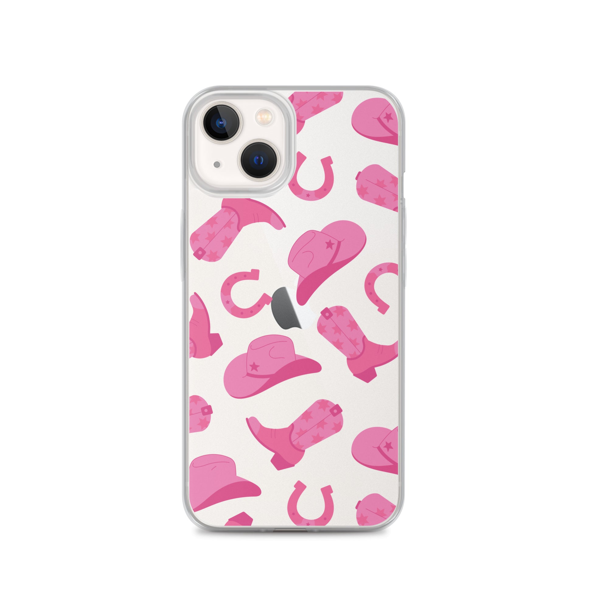 Pink Rodeo Clear iPhone Case iPhone 13