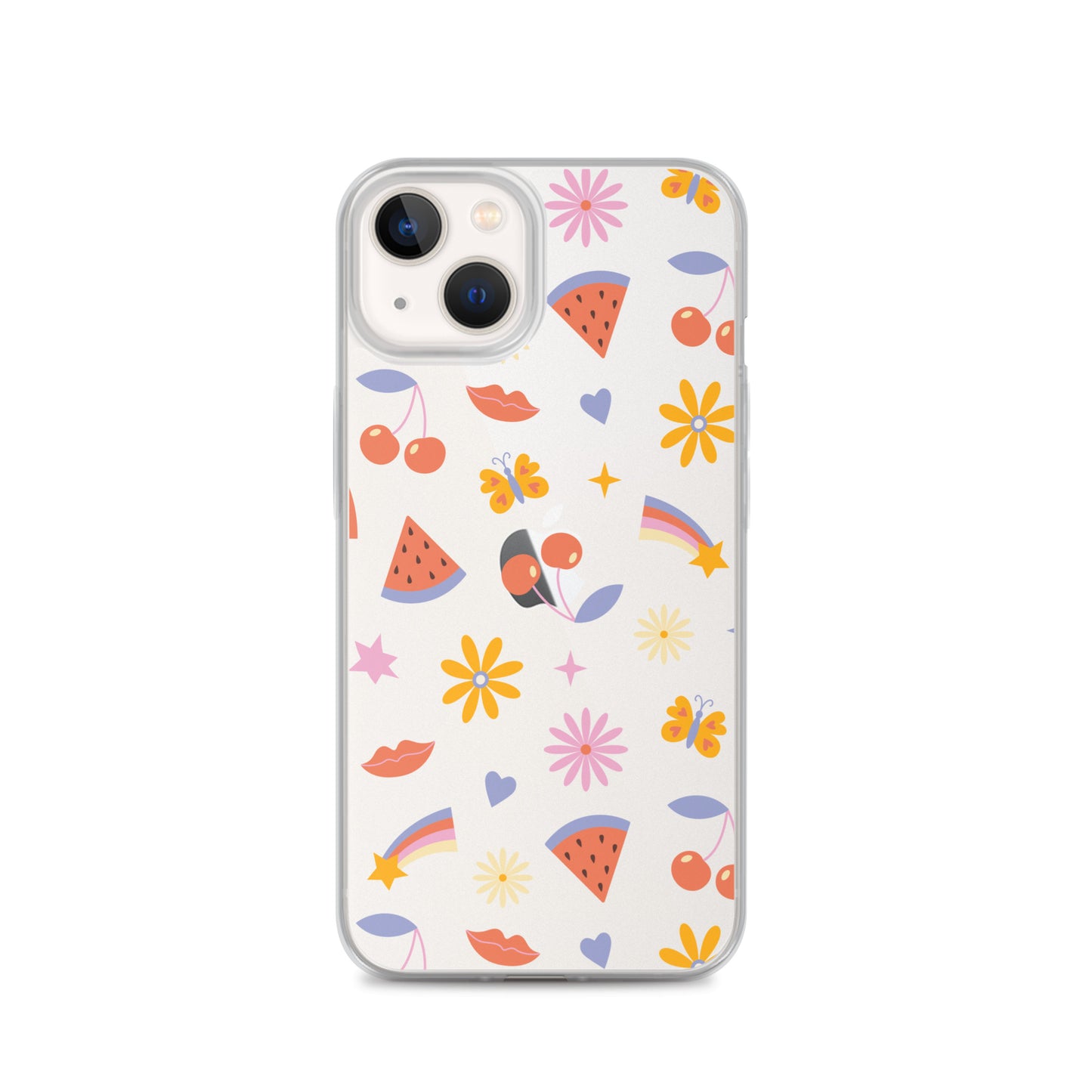 Summer Vibes Clear iPhone Case iPhone 13