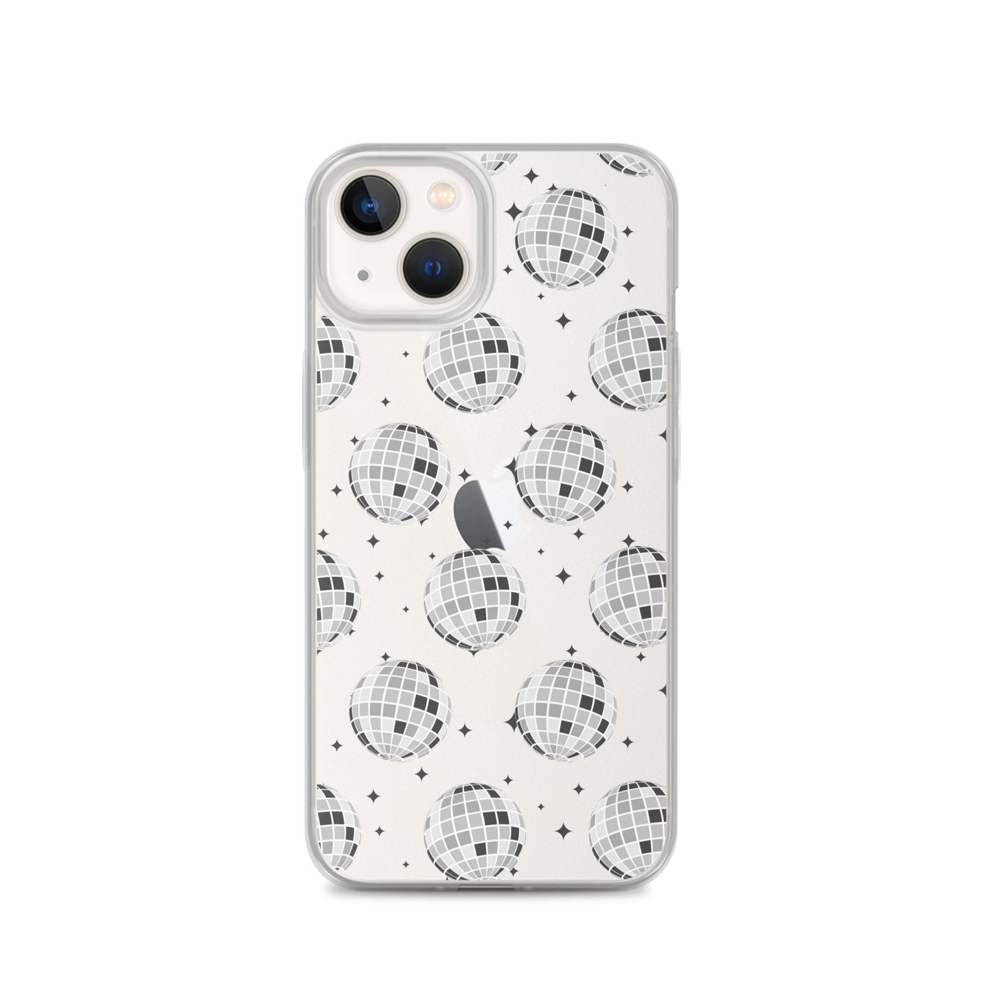 Disco Balls Clear iPhone Case