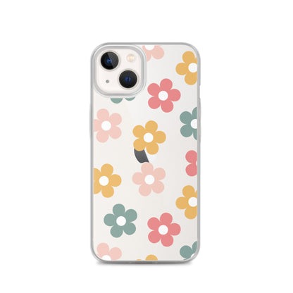 Boho Garden Clear iPhone Case