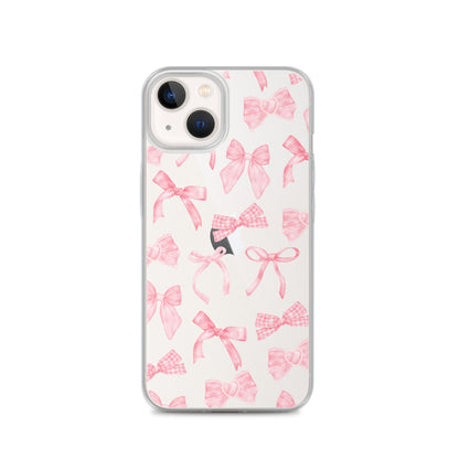 Bow Delight Clear iPhone Case