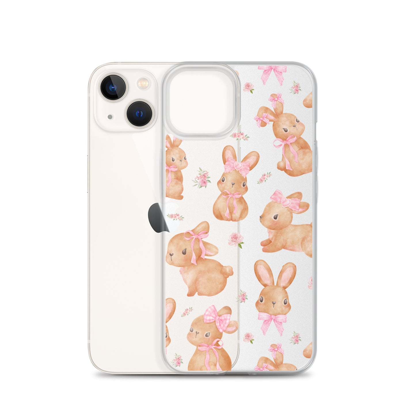 Coquette Bunny Clear iPhone Case