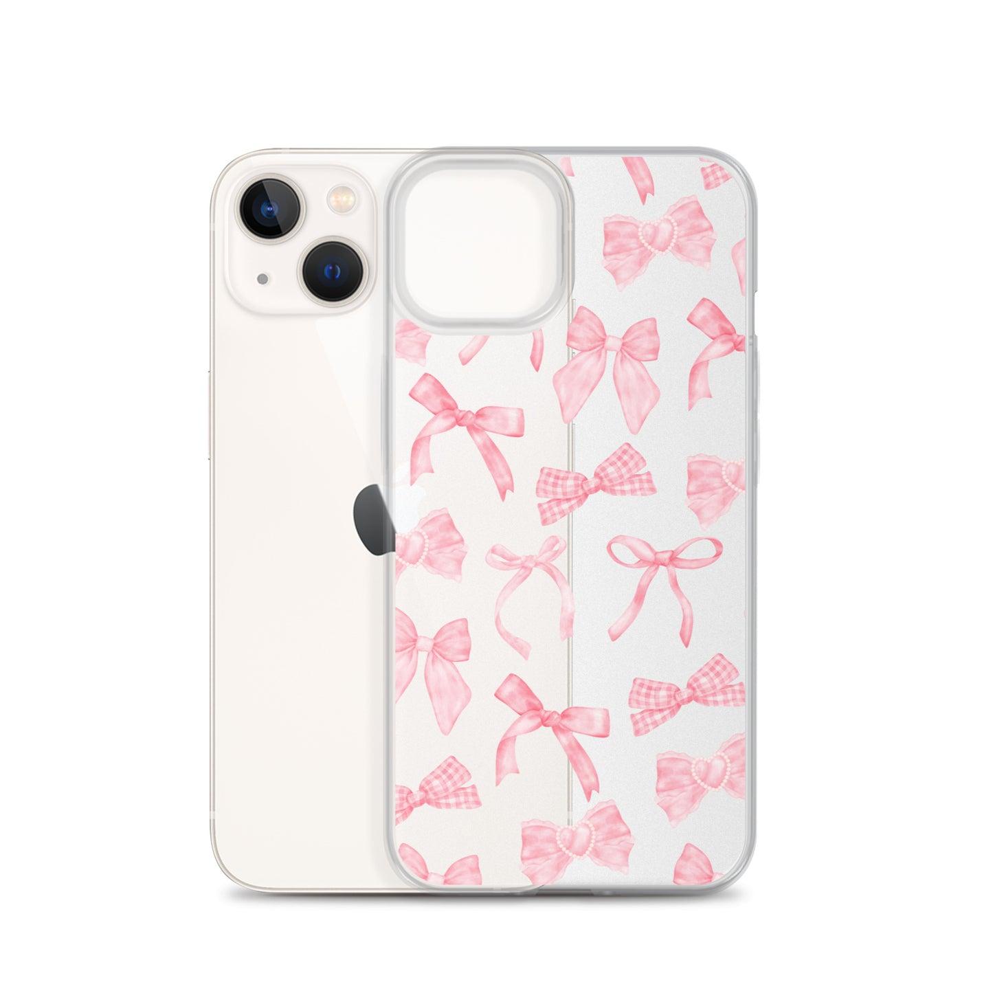 Bow Delight Clear iPhone Case