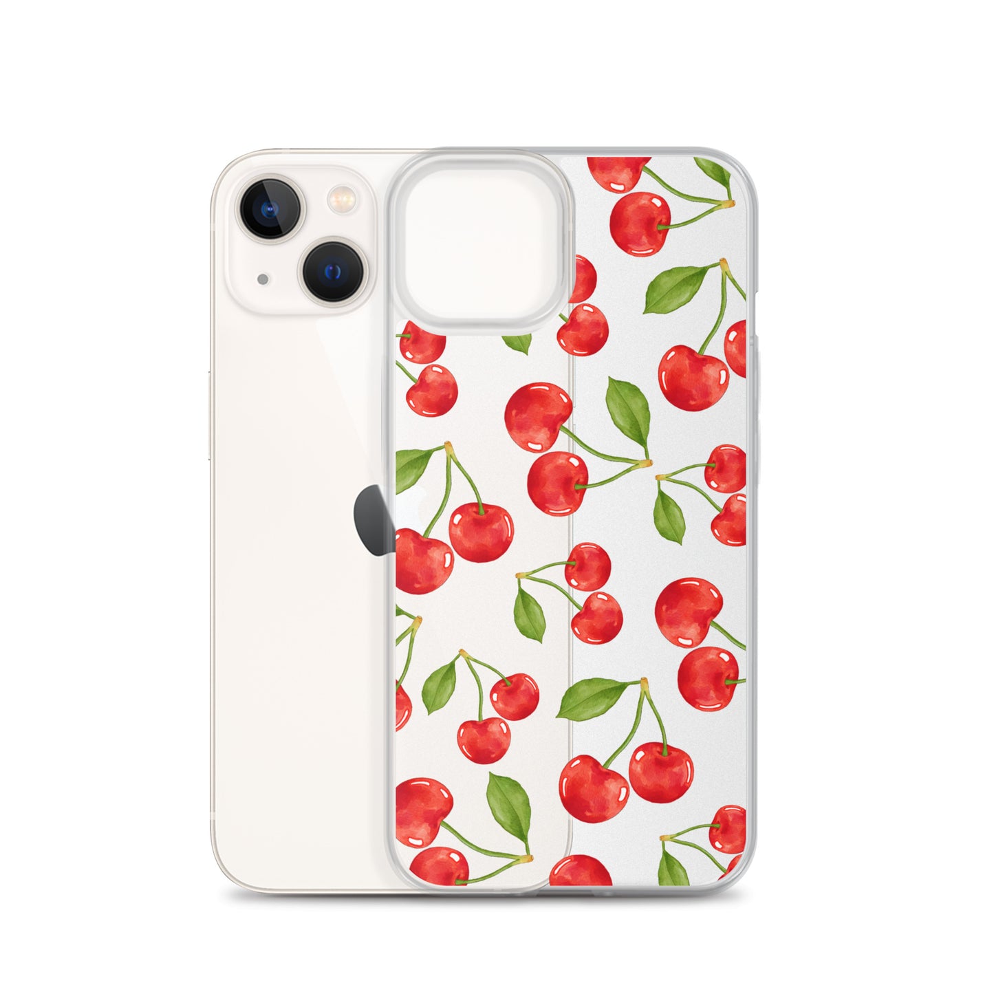 Cherry Clear iPhone Case