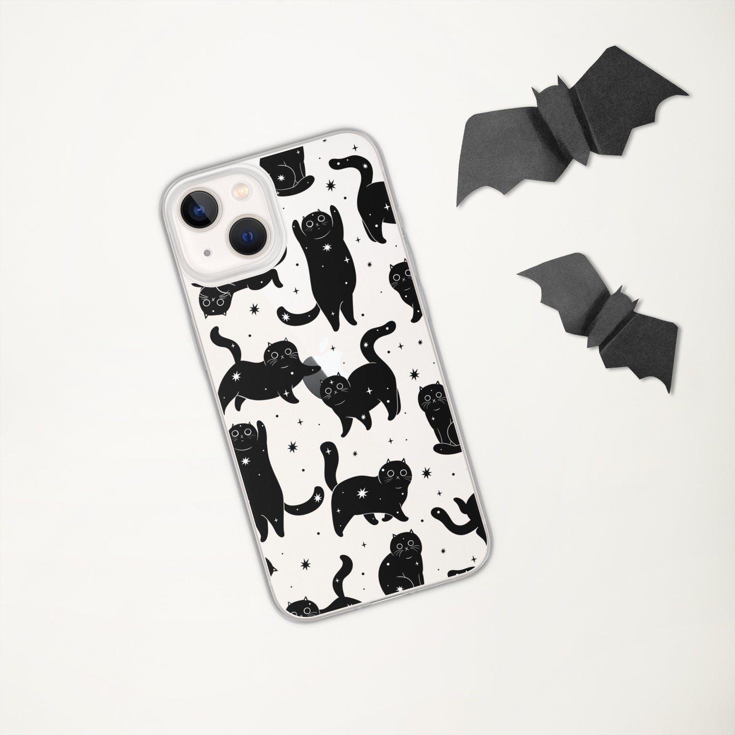 Star Cats Clear iPhone Case