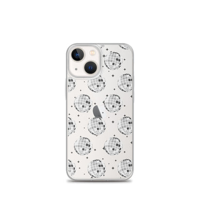 Disco Balls Clear iPhone Case