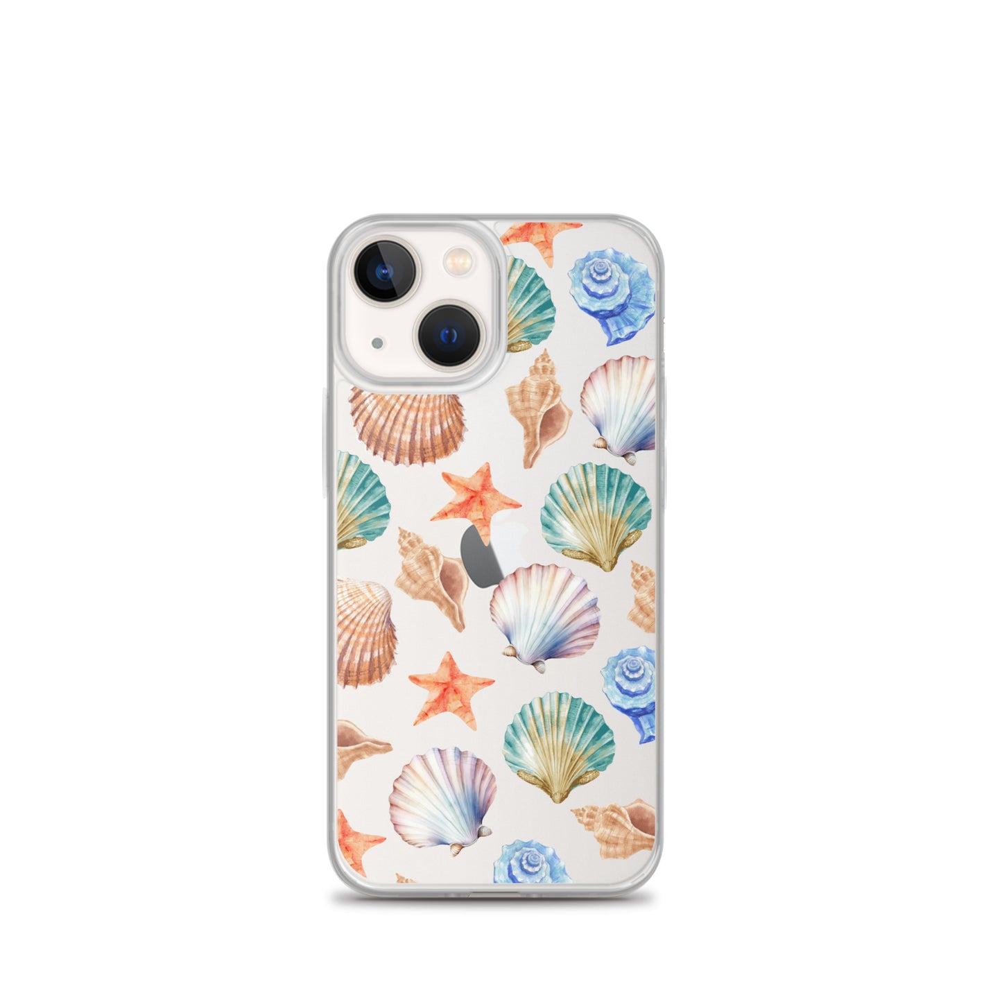 Seashell Breeze Clear iPhone Case