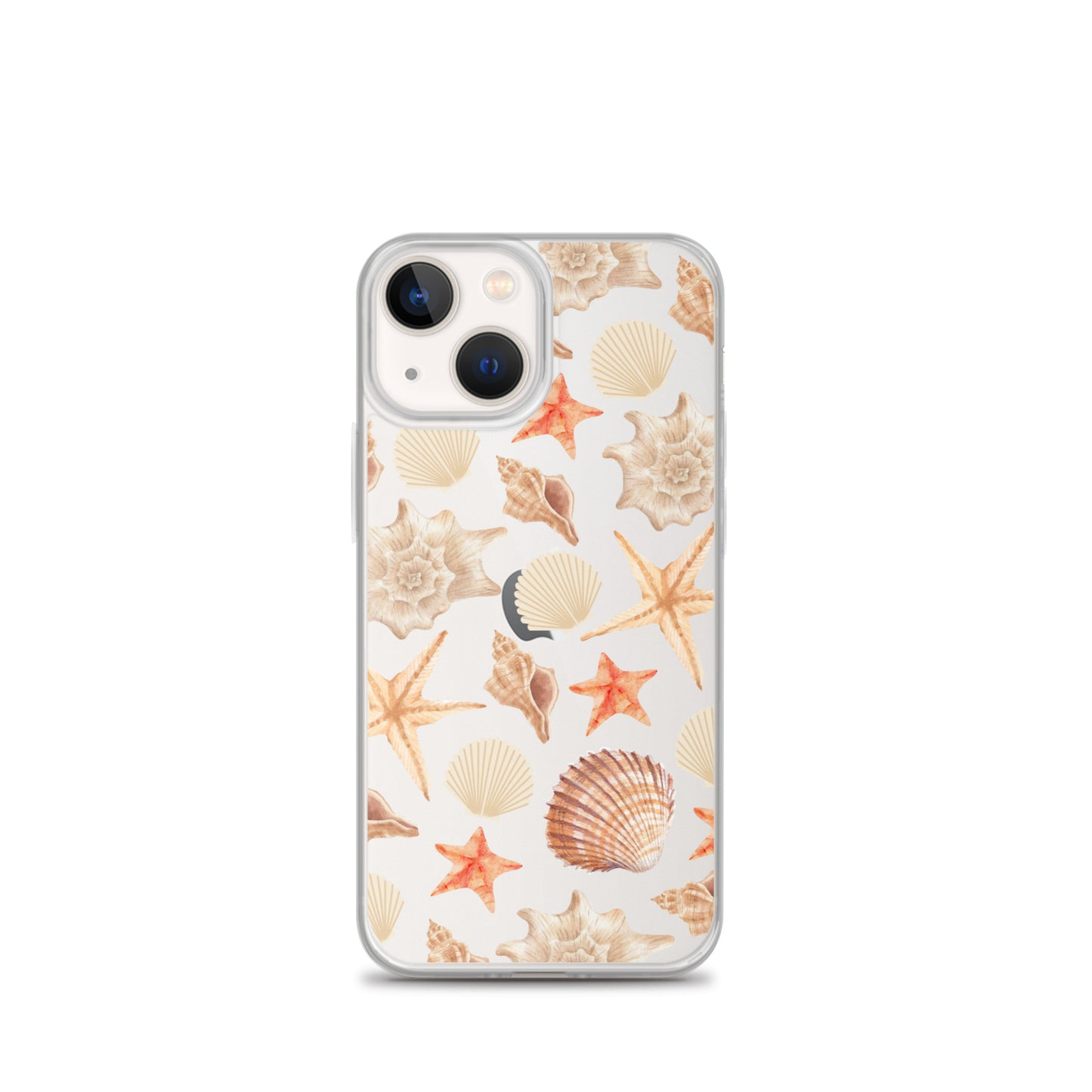 Sunset Shells Clear iPhone Case