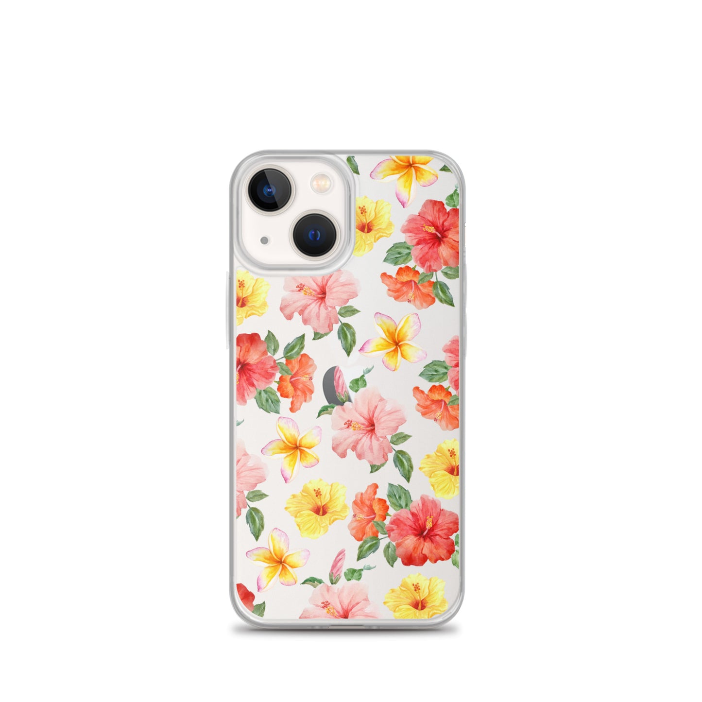 Hibiscus Bloom Clear iPhone Case