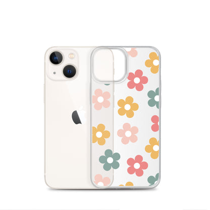 Boho Garden Clear iPhone Case